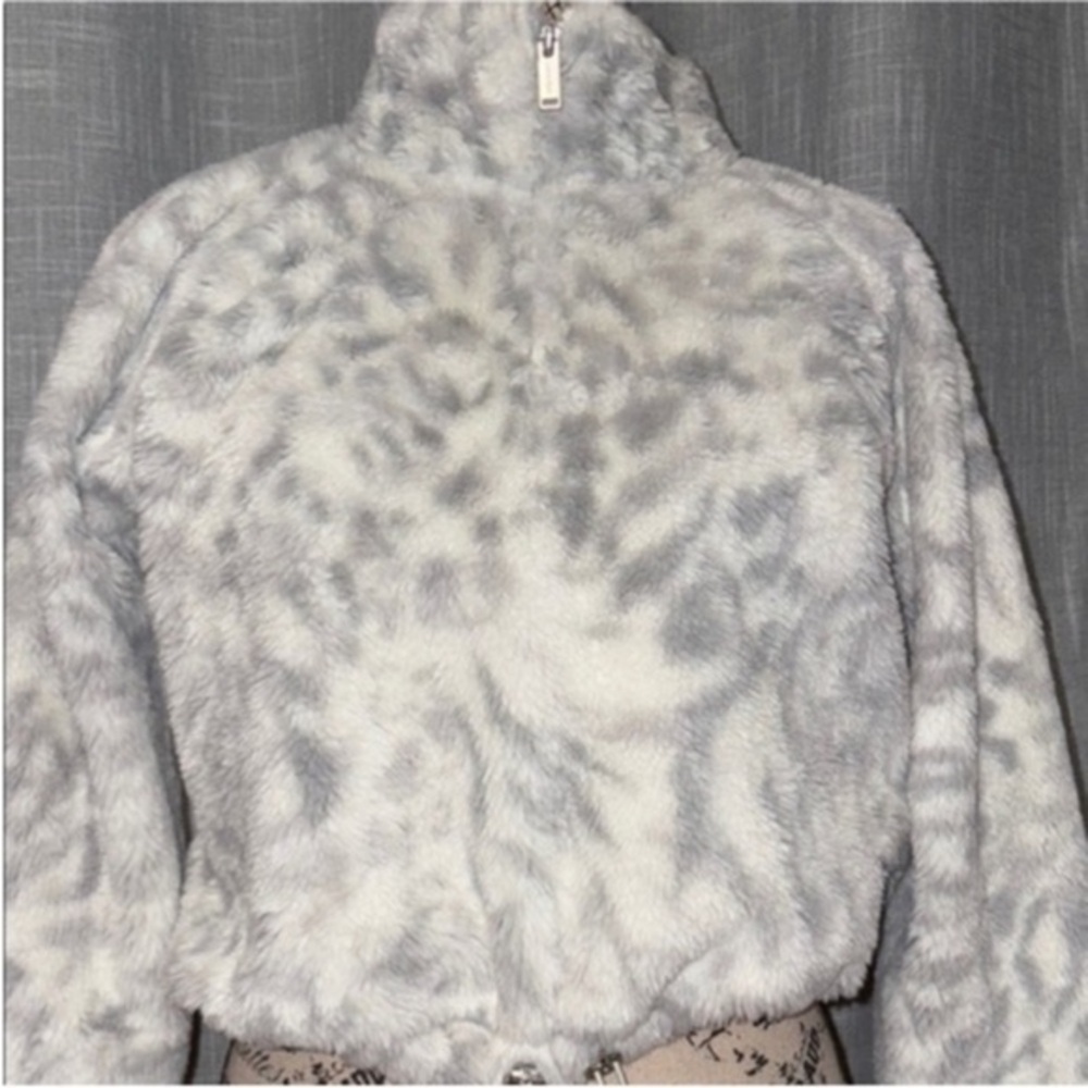 Calvin Klein Gray Teddy Jacket